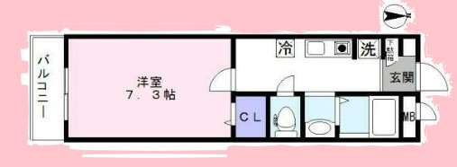コスモ２１の間取り