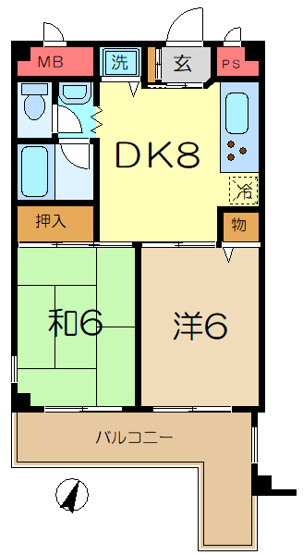 【間取り】 | グレイスハイツ
