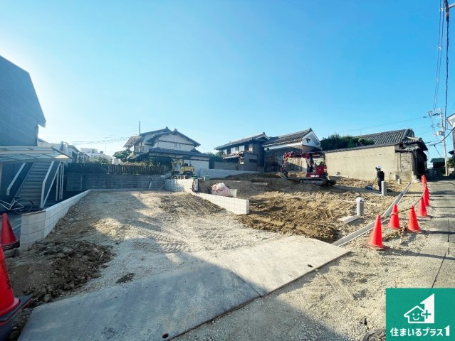 ■高槻市富田町　第1期　新築一戸建ての外観|現在の進捗状況です！順調に作業進行中、完成が待ち遠しいです！詳細の間取り等、お気軽にお問い合わせください！