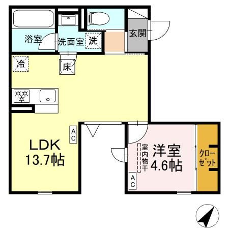 【間取り】 | UResidence森野(ユーレジデンスモリノ)
