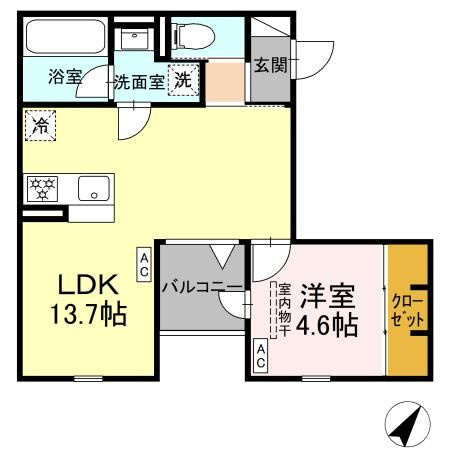 【間取り】 | UResidence森野(ユーレジデンスモリノ)