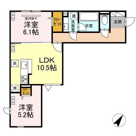 【間取り】 | UResidence森野(ユーレジデンスモリノ)