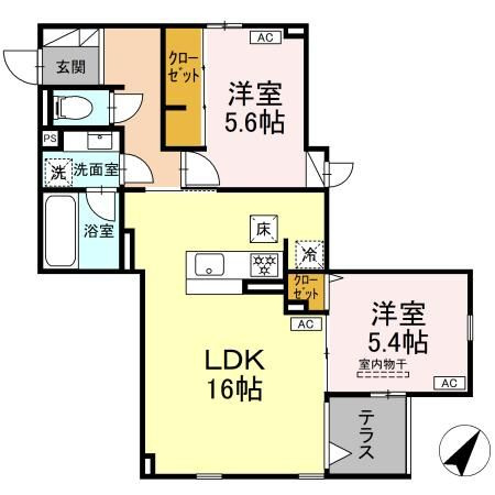 【間取り】 | UResidence森野(ユーレジデンスモリノ)
