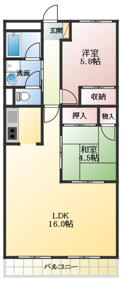 【間取り】 | グランドメゾン津々山台