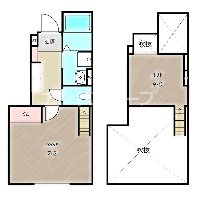 Mt Grande I　（MtグランデI）の間取り|高崎、前橋のお部屋探しはエンドスケープまで！お客様の理想お聞かせ下さい♪