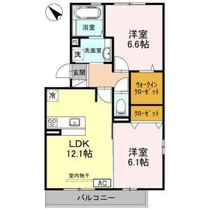 【間取り】 | シャンピアコート | 201号室の間取り図です