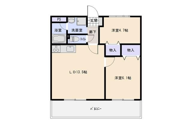【間取り】 | FK3東林間(エフケースリーヒガシリンカン)