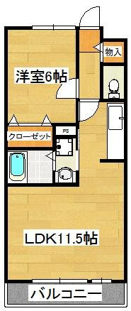 アベニューサイド本郷の間取り