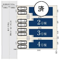 【区画図】 | 名古屋市緑区潮見が丘2丁目156【仲介手数料無料】新築一戸建て　2号棟