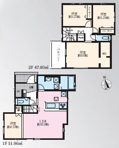 【間取り】 | 新築戸建　神戸市玉津町出合 | ４ＬＤＫ