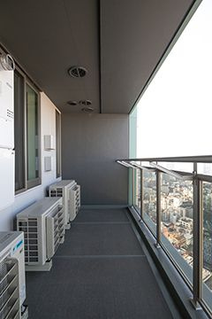 パークコート渋谷ザタワーのバルコニー