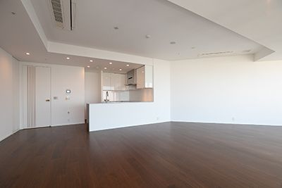 パークコート渋谷ザタワーの居間・リビング
