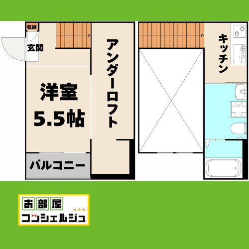 VIVA米野Ⅱ(ビバコメノツー)の間取り