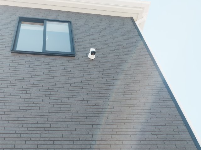 クレイドルガーデンさぬき市志度第２◇耐震等級３取得の地震に強いオール電化住宅です！の防犯設備|１号棟防犯カメラ
屋外に設置された防犯カメラは、不審者や犯罪者への犯罪抑止と侵入者をいち早く察知し、犯行を未然に防ぐ効果に期待できます(^^♪