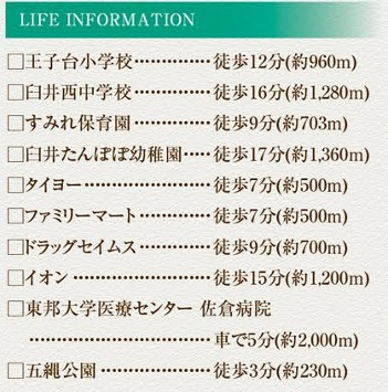 グラファーレ佐倉市稲荷台２丁目８期の周辺