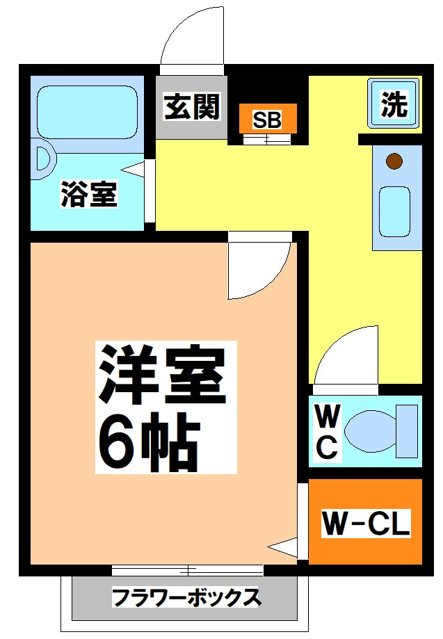 三鷹市上連雀１丁目のアパートの間取り