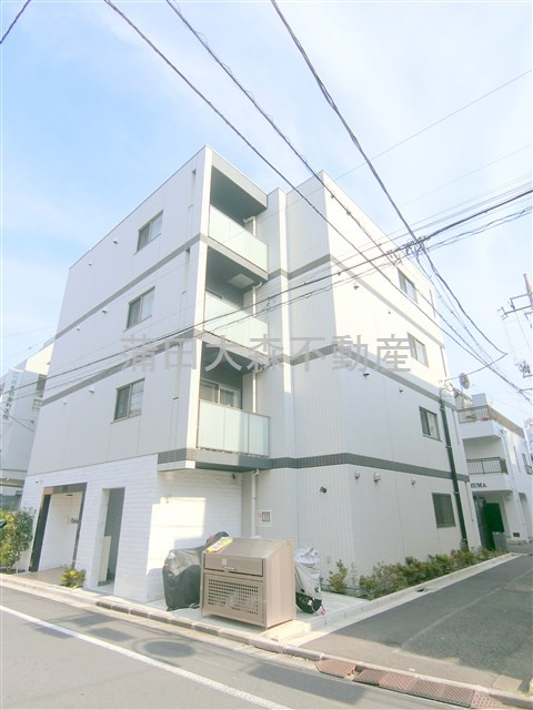 Patriaの外観|2023年4月築　RC鉄筋コンクリート造地上4階建て総戸数19戸インターネット無料
東京都大田区西糀谷4丁目　京急空港線糀谷駅近最寄り徒歩2分