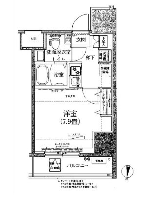 ルフレ深川イーストの間取り