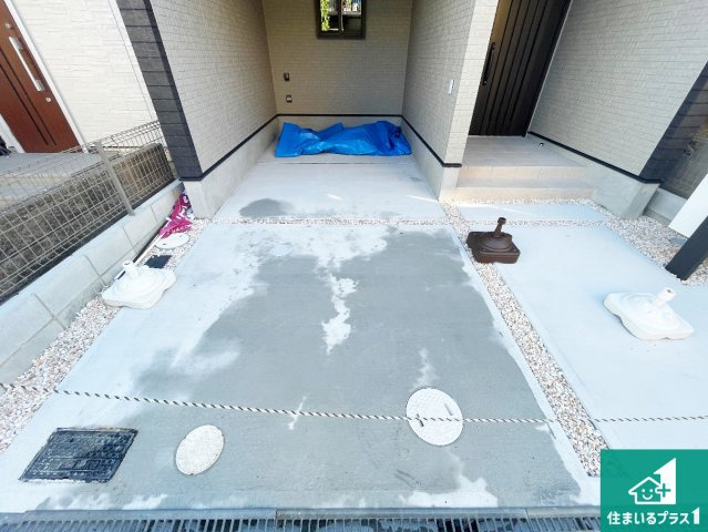 ■摂津市別府　第1期　新築一戸建ての駐車場|駐車スペース！散水栓があるので、こまめに愛車を洗えます！