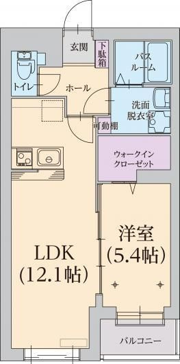 フクルーエ平成高田の間取り