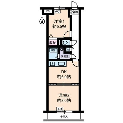 クリオ辻堂参番館の間取り