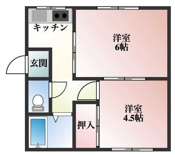 【間取り】 | 小山西コーポ