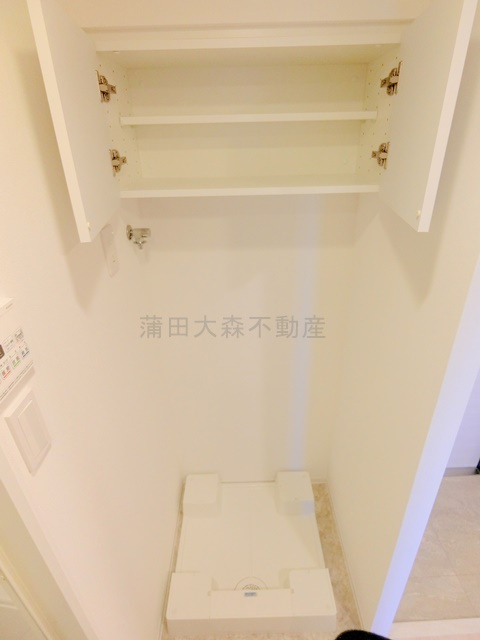 ZOOM下丸子の設備|洗面台正面洗濯機置き場