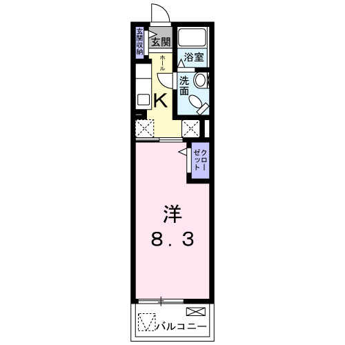 【間取り】 | オリュザＫ