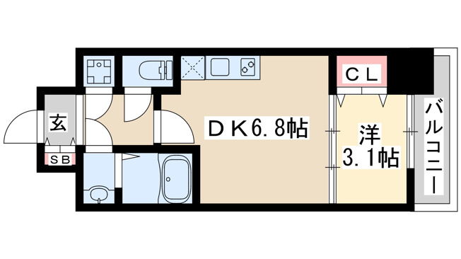 【間取り】 | アドバンス江坂ラシュレ