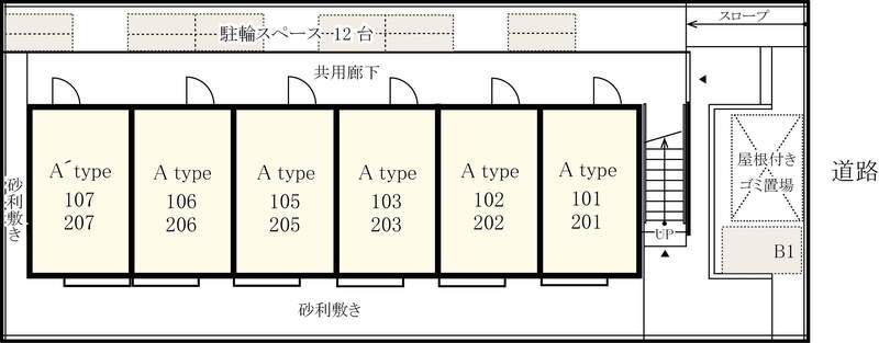 リブリ・レンテの区画図