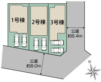 【区画図】 | 名古屋市緑区相原郷2丁目1609【仲介手数料無料】新築一戸建て　3号棟