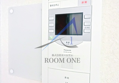 マンション白陽のセキュリティ|モニター付きインターホンです。