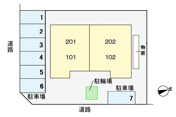 コーポ五反田の駐車場