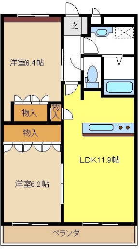 アバンサールの間取り