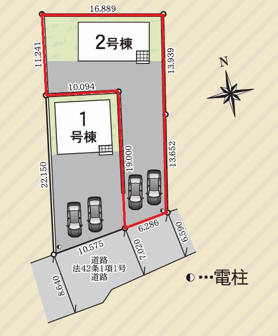 Cradlegarden　 高萩市島名　第9　2の前面道路含む現地写真|並列駐車可能です。気になる他の物件と合わせての現地ご案内も可能です。お気軽にお問い合わせください。
