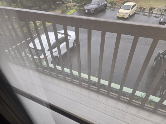 宮口町のバルコニー