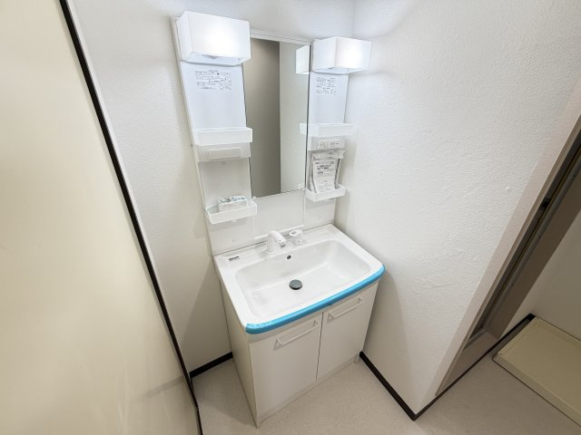 胡録台マンションの洗面所