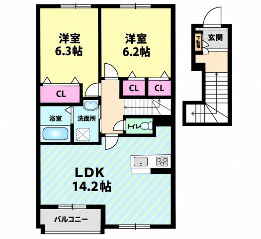【間取り】 | ベルソレイユ