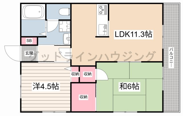 マグノリアの間取り