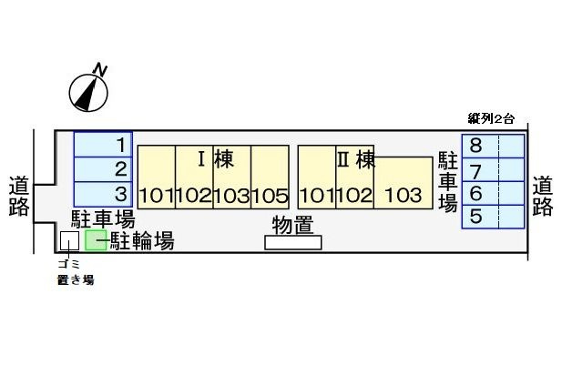 モアクレストールⅠの駐車場