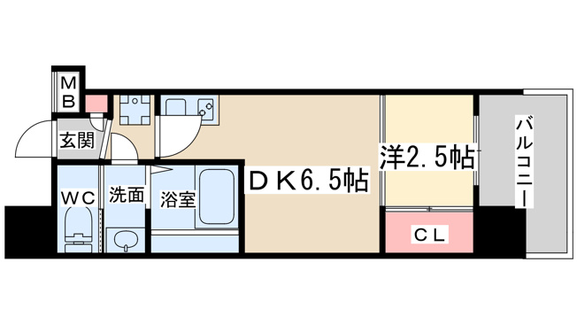 【間取り】 | セレニテ中崎町リアン