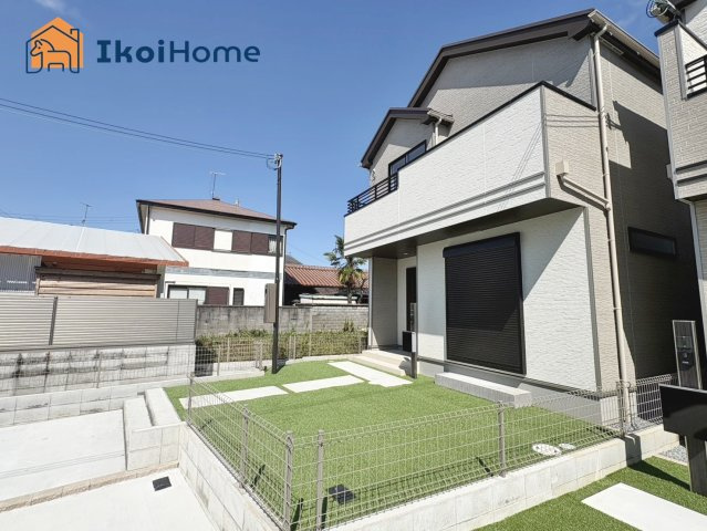 明石市魚住町西岡　全３棟A号棟　新築戸建のエントランス|【ホームページに現地動画掲載中】●年中無休：当日予約可●ゆったりお庭スペースがございます！