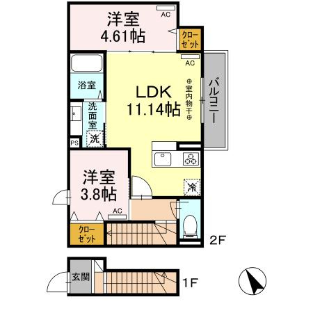【間取り】 | アヴァンス西調布