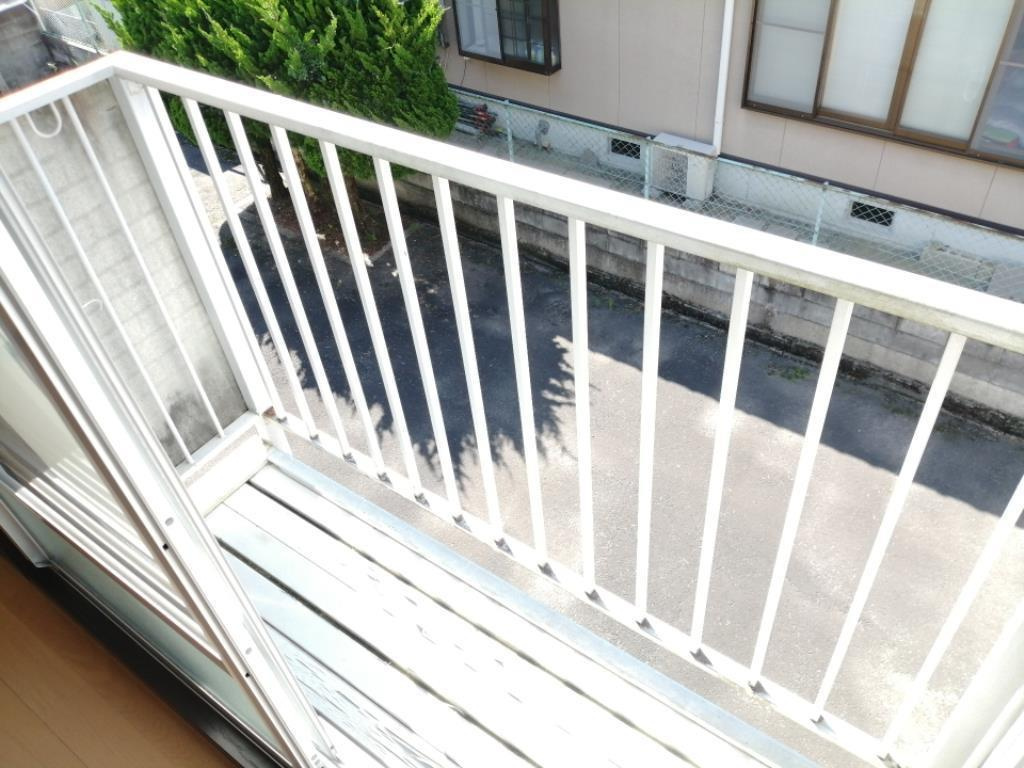 青葉ハイツのバルコニー