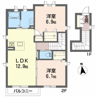 【間取り】 | アトリエール竹原