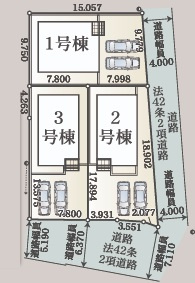 【Cradle garden】栃木市箱森町　第6の区画図