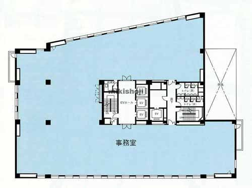 名古屋伏見スクエアビル【　名古屋の貸事務所・貸オフィス　】の間取り
