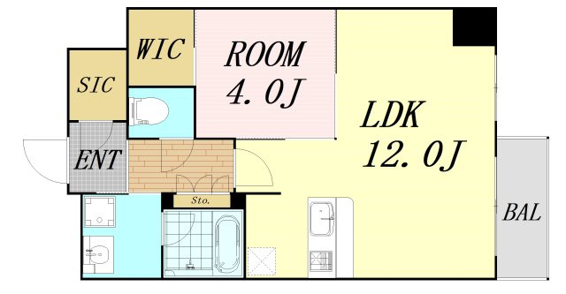 LEGALAND+難波南　仲介手数料無料の間取り