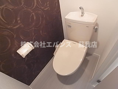 【トイレ】 | メゾン本千葉 | 清潔感のあるトイレです