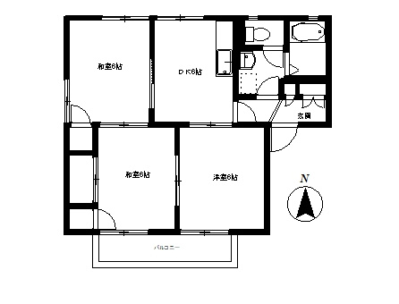 メゾンボヌールの間取り